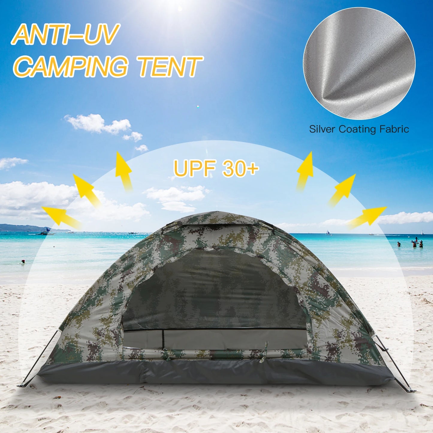 1-2 Person Ultralight Tent (Camo)