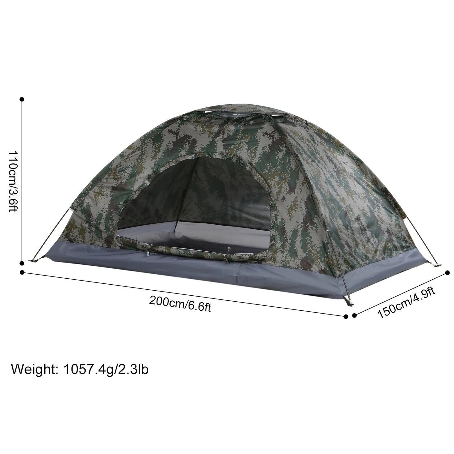 1-2 Person Ultralight Tent (Camo)