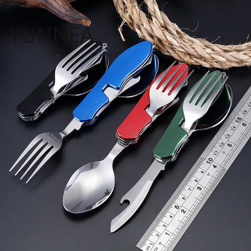 4 In 1 Camping and Outdoor Utensils