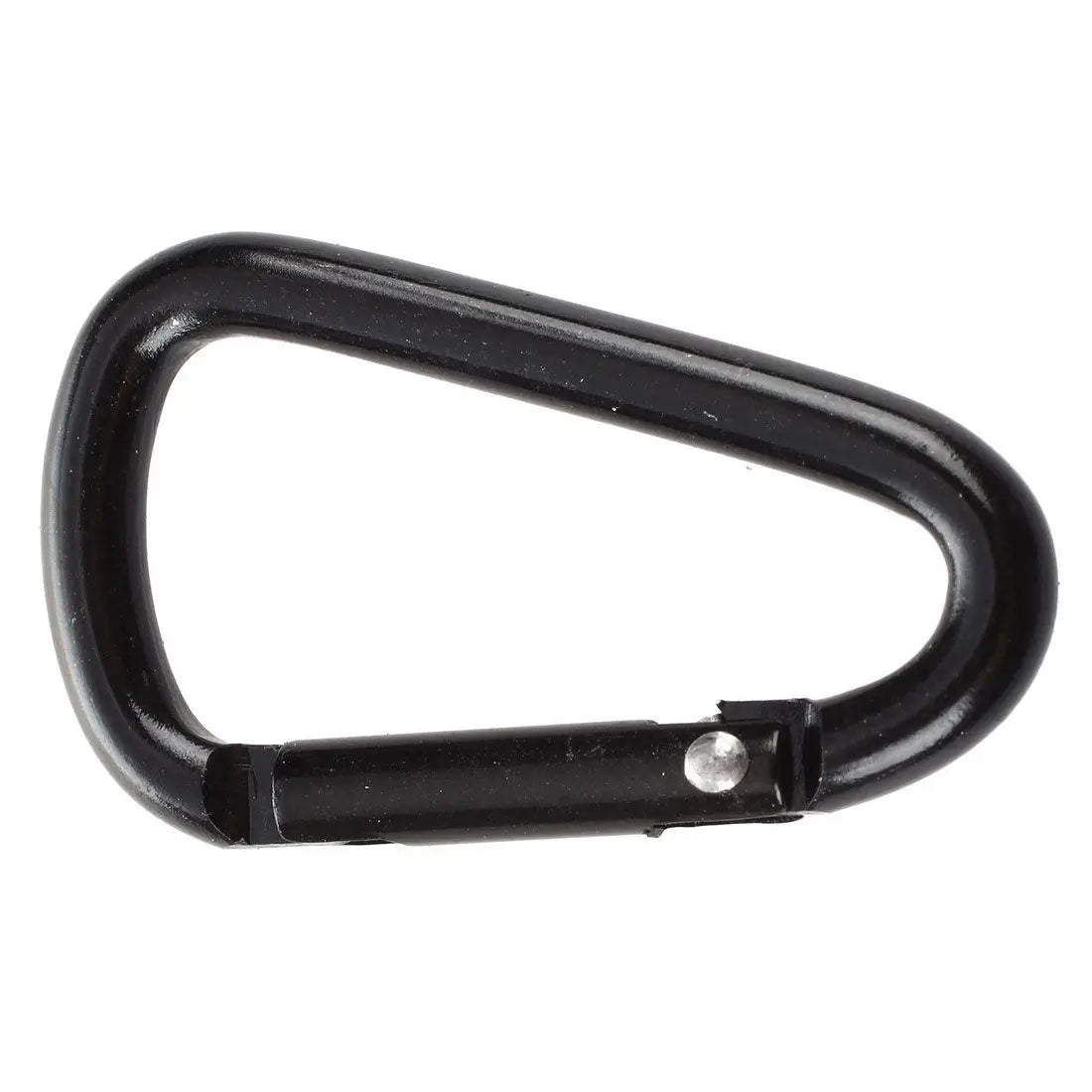 10 Pcs Black Aluminum Alloy Carabiner