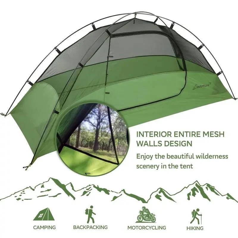 Air Tent Hiking Tent For One Man Single Person Camping Accessories Outdoor Waterproof Awning Solo Pergola Travel Tent Equipment