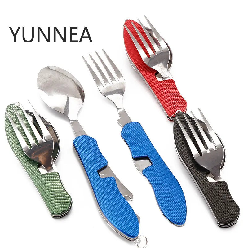 4 In 1 Camping and Outdoor Utensils