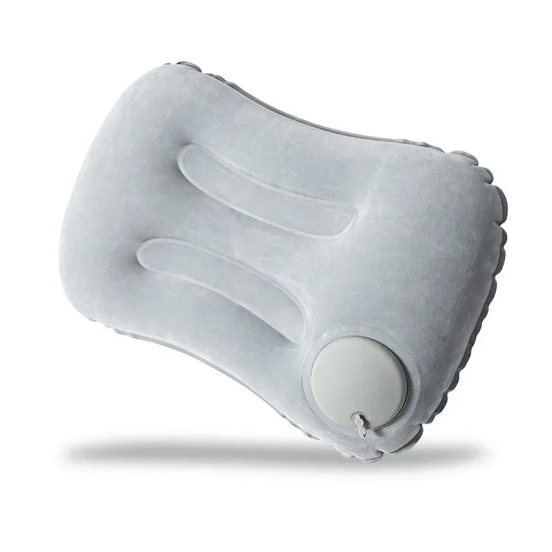 Portable Comfortable Inflatable Pillow, Camping Pillow, Pool Pillow, Ultra Soft Car Pillow for Neck and Lumbar Support