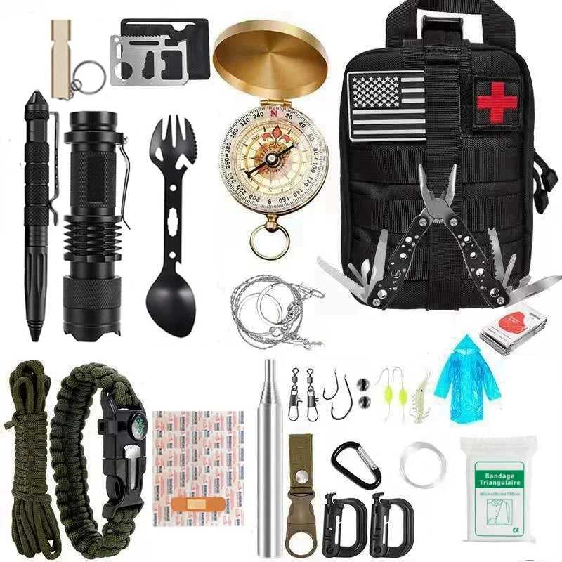 Military First Aid Kit, Outdoor Travel, Camping Gear, Professional Survival Gear, Hunting Tool, Emergency Survival Kit ﻿