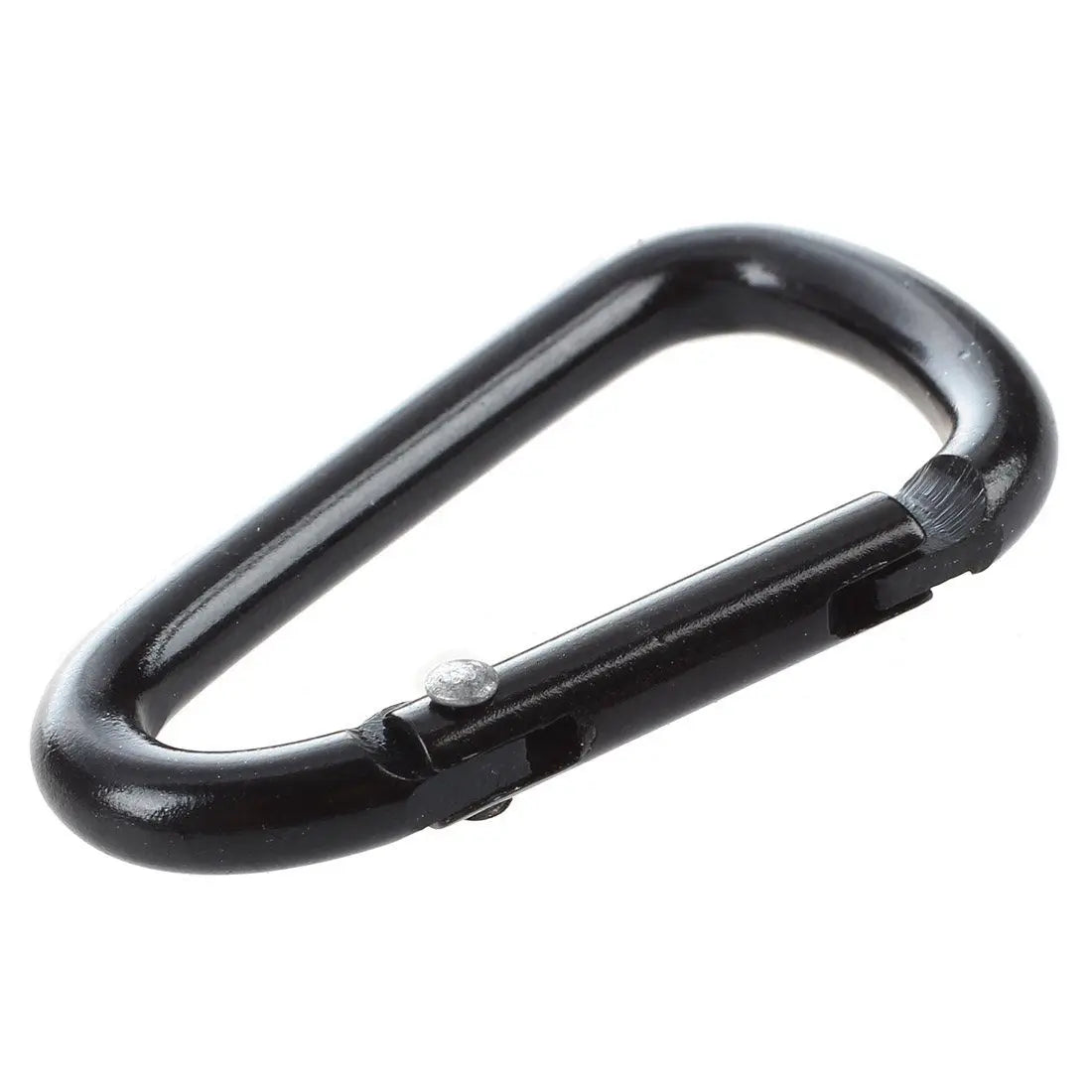 10 Pcs Black Aluminum Alloy Carabiner