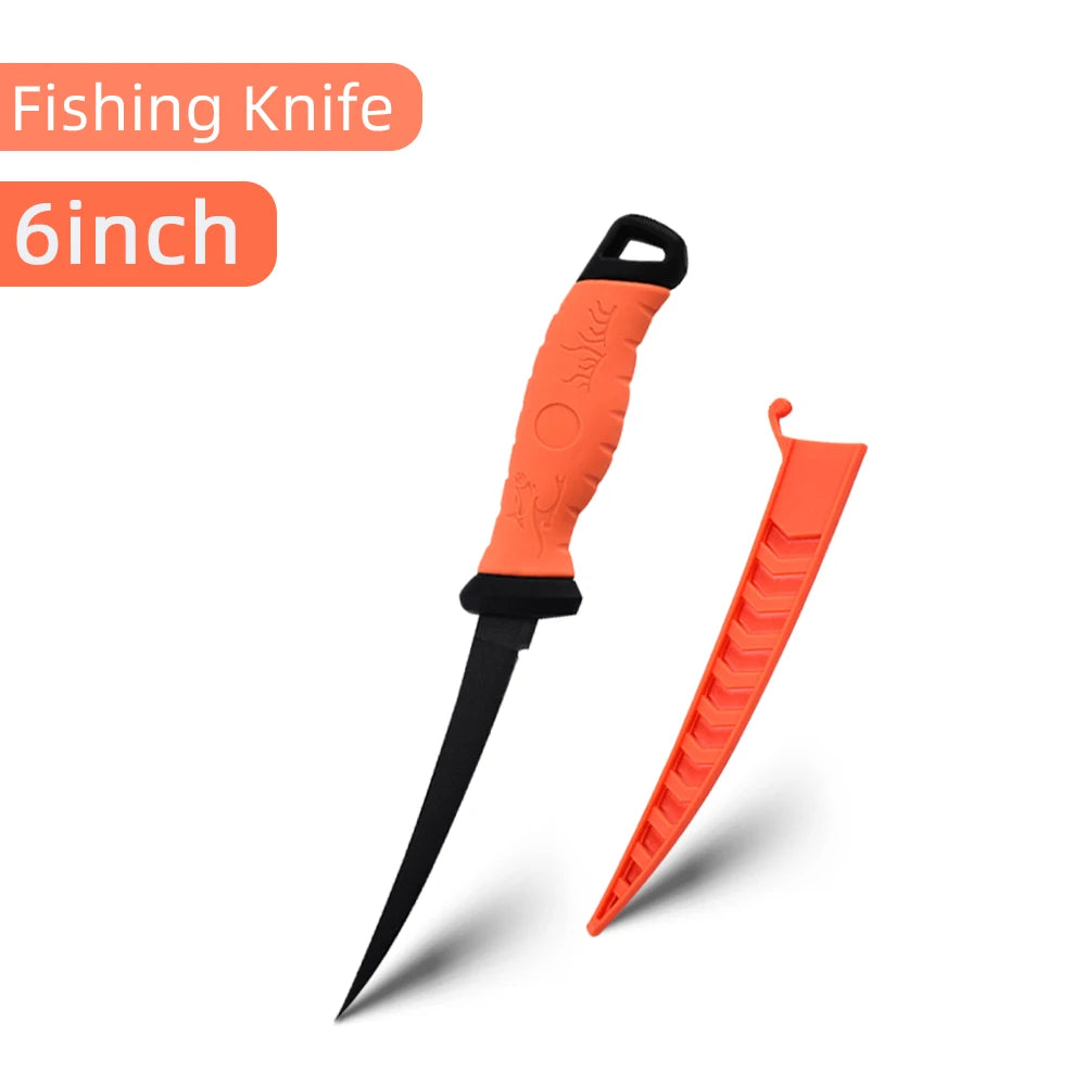 Fish Fillet Knife 5/6/7Inche Professional Fishing Fillet Knife Set Stainless Steel Blade in Corrosion Resistant Coating