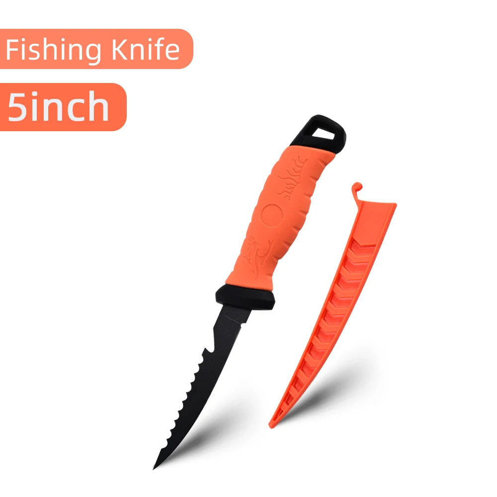 Fish Fillet Knife 5/6/7Inche Professional Fishing Fillet Knife Set Stainless Steel Blade in Corrosion Resistant Coating