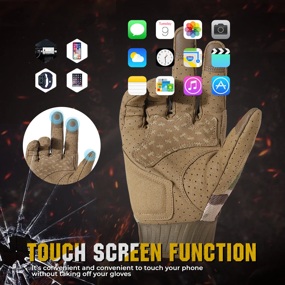 Outdoor Tactical Gloves (Touch screen compatible)