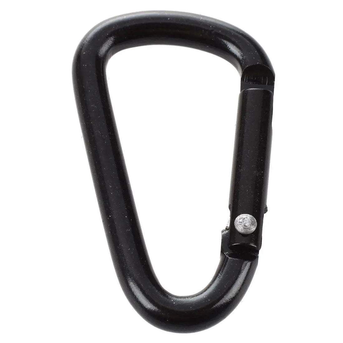 10 Pcs Black Aluminum Alloy Carabiner