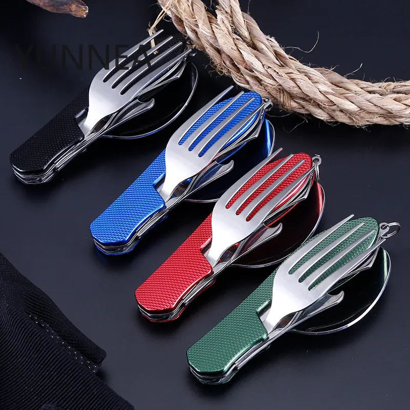 4 In 1 Camping and Outdoor Utensils