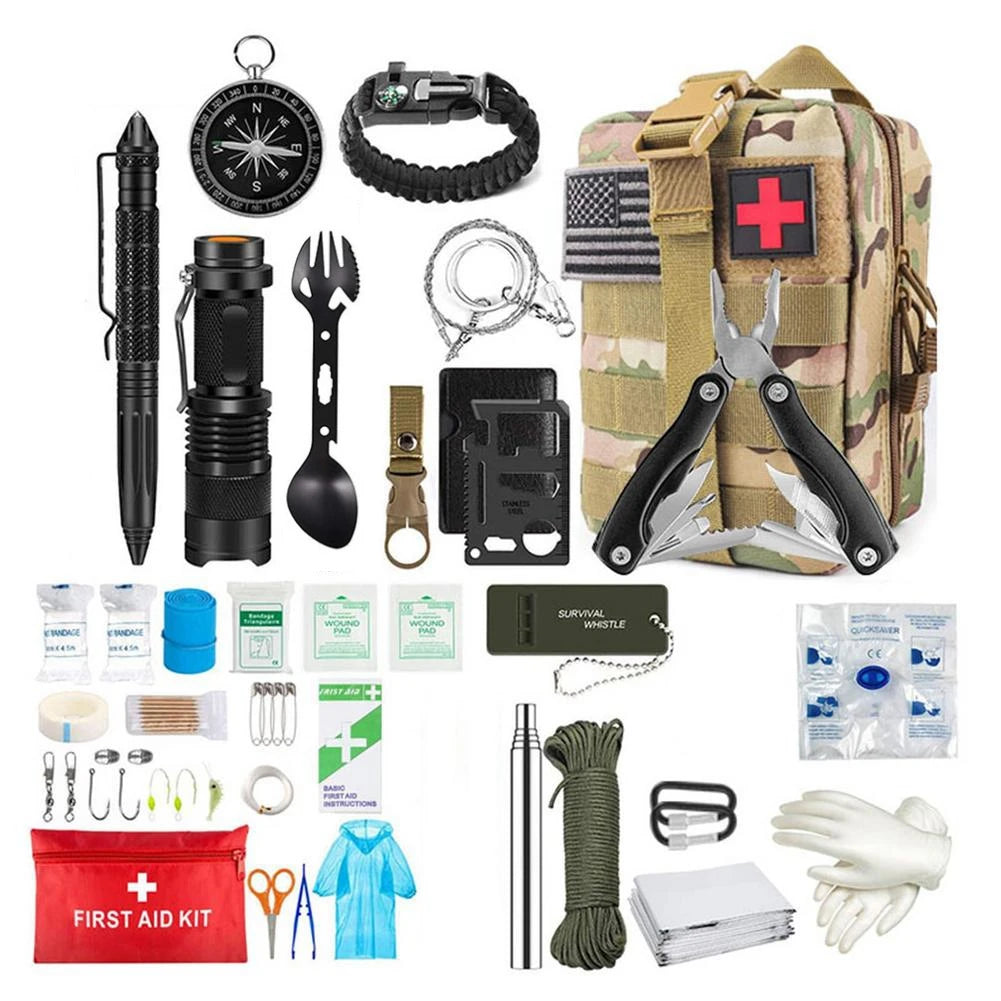 Military First Aid Kit, Outdoor Travel, Camping Gear, Professional Survival Gear, Hunting Tool, Emergency Survival Kit ﻿