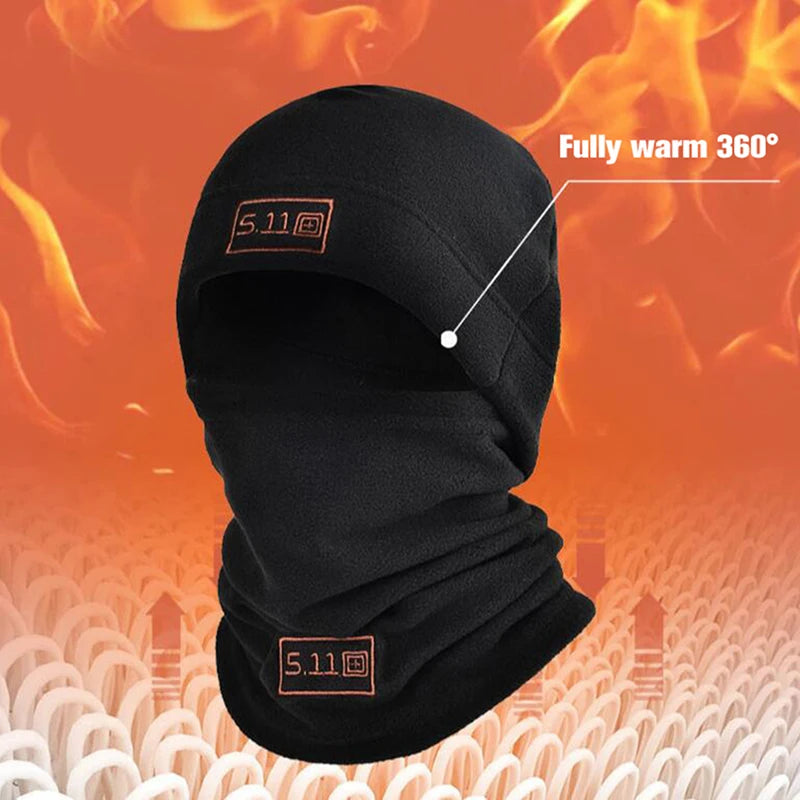 Winter Polar Coral Fleece Balaclava Men Face Mask Neck Warmer Beanies Thermal Head Cover Tactical Military Sports Scarf Ski Caps