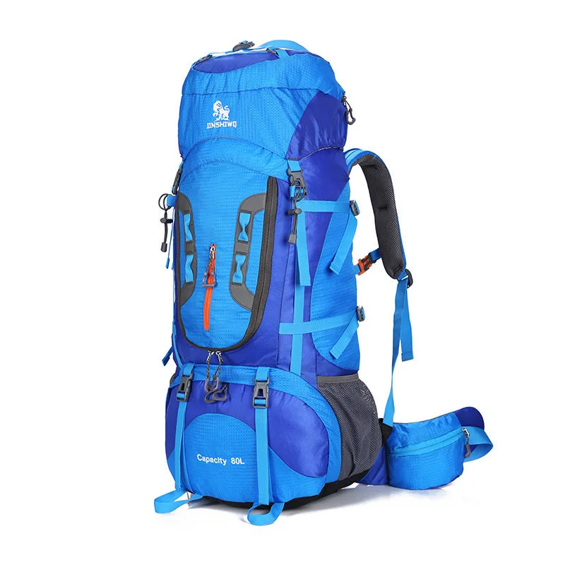 Camping Hiking Backpacks Big Outdoor Bag Backpack Nylon Superlight Sport Travel Bag Aluminum Alloy Support  80L