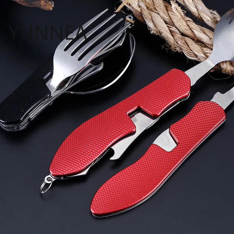 4 In 1 Camping and Outdoor Utensils