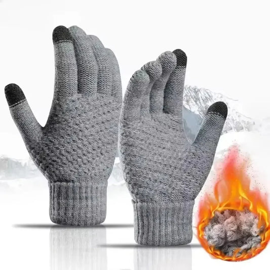 Wool Full Finger Outdoor Gloves (Touch screen compatible)