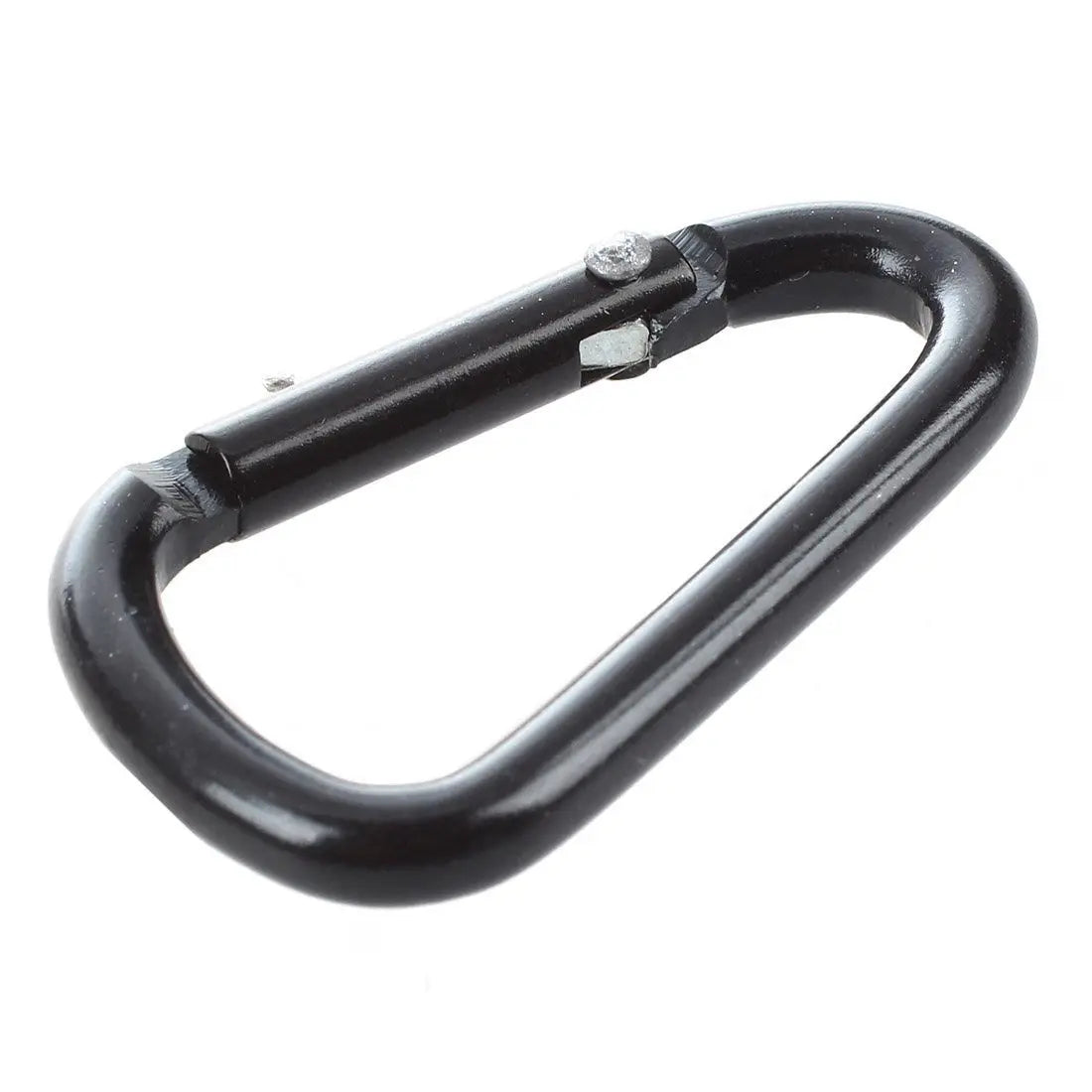 10 Pcs Black Aluminum Alloy Carabiner