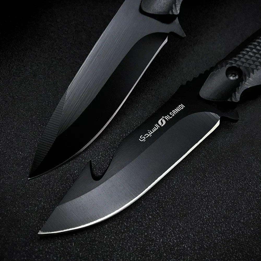 High hardness outdoor straight knife, Camping Survival Tactics Hunting self-defense Rescue EDC tool, ABS handle 5CR13MOV