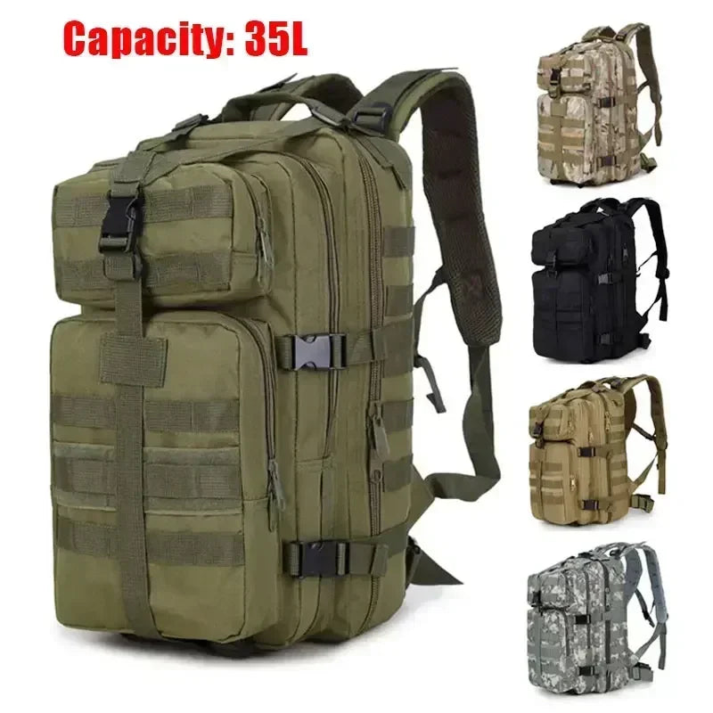 35L Men Women Outdoor Backpack Trekking Sport Travel Rucksacks Camping Hiking Fishing Bags