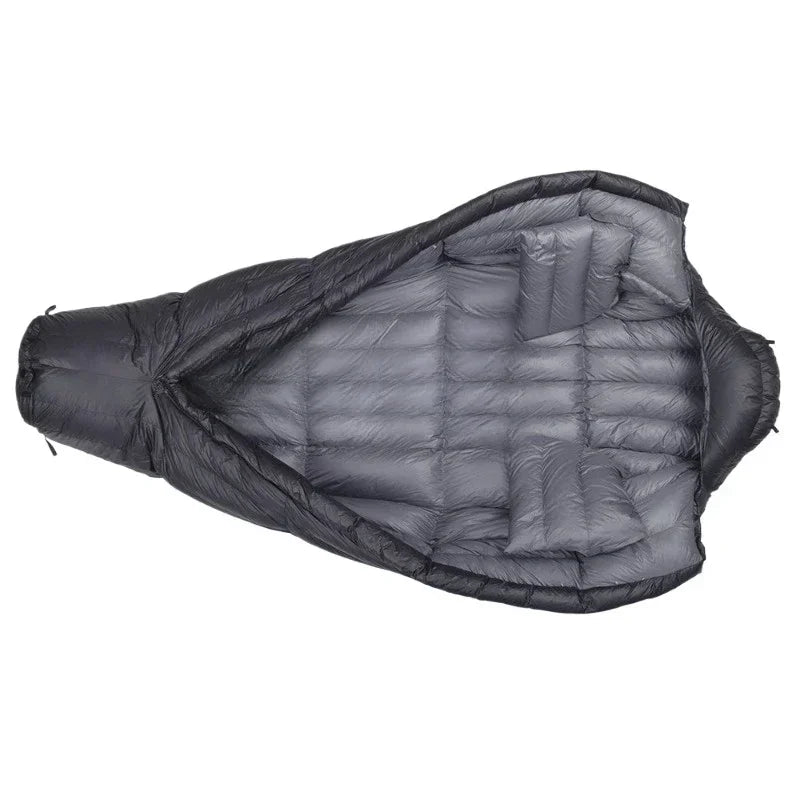 Winter Sleeping Bag Camping Oversized Down Sleeping Bag Cold-resistant -25 ℃ Warm Outdoor Ultra-light Camping Mat