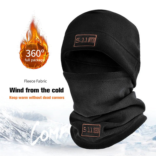 Winter Polar Coral Fleece Balaclava Men Face Mask Neck Warmer Beanies Thermal Head Cover Tactical Military Sports Scarf Ski Caps